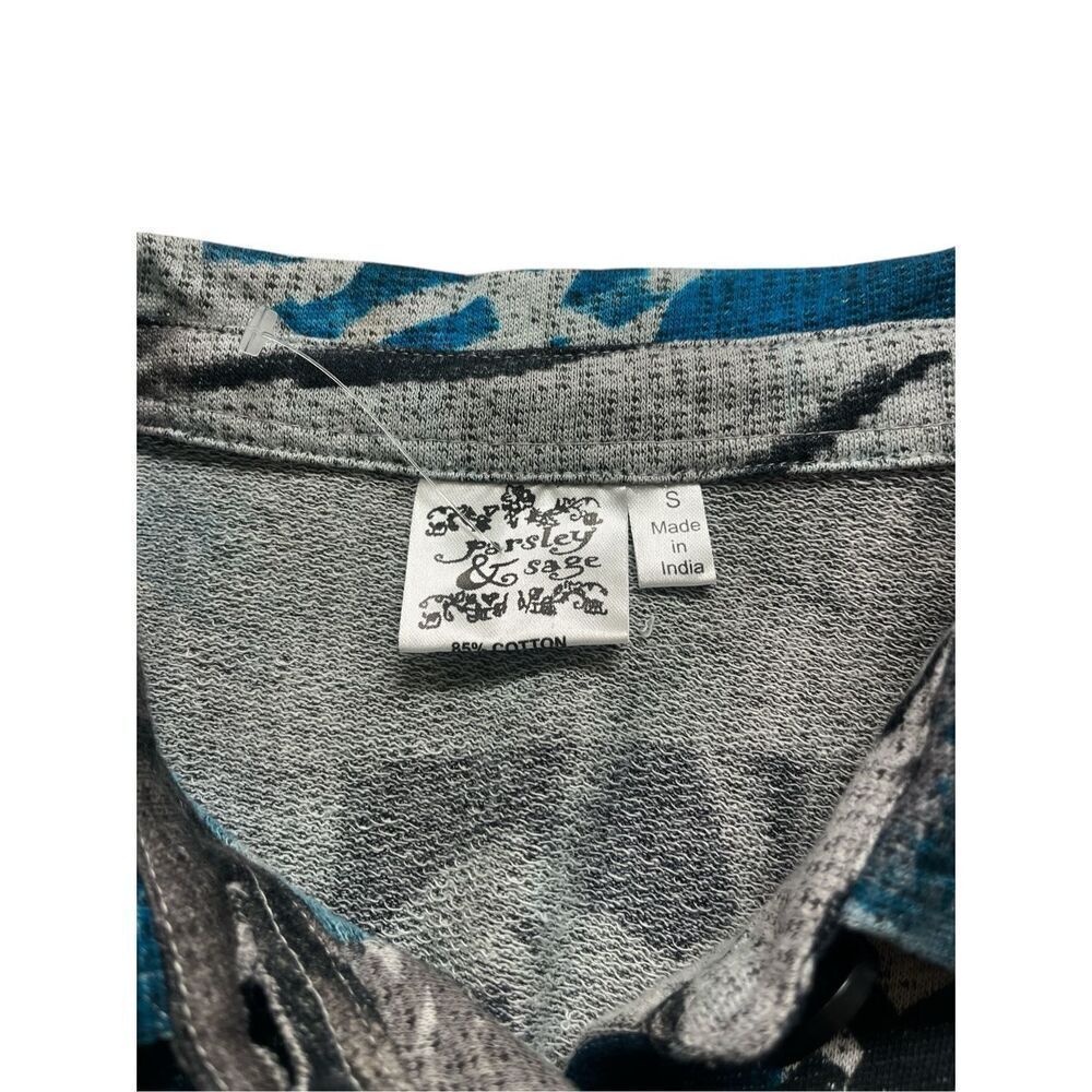 Parsley & Sage button top sz Small - Picture 3 of 3